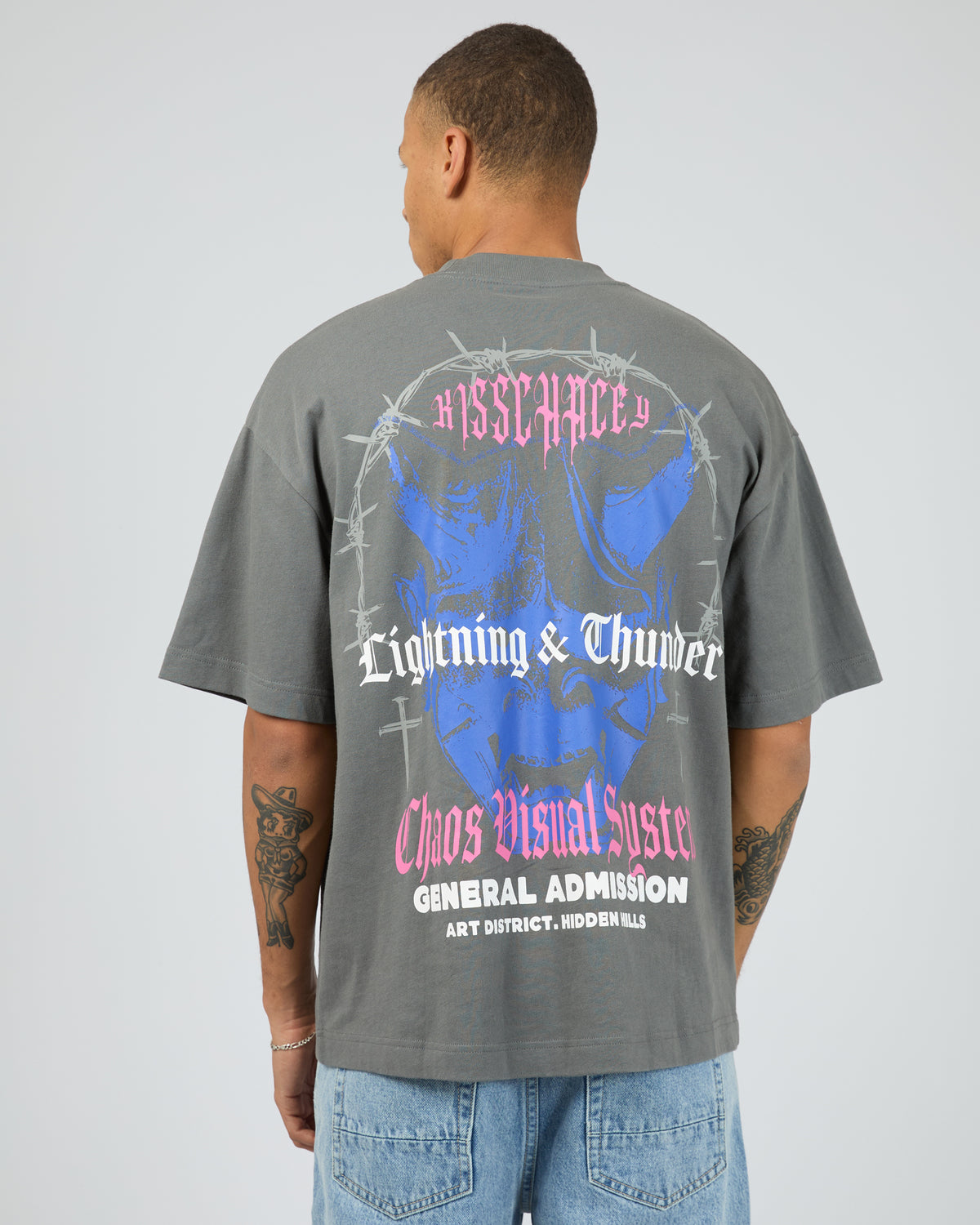 Thunder Street Tee Charcoal
