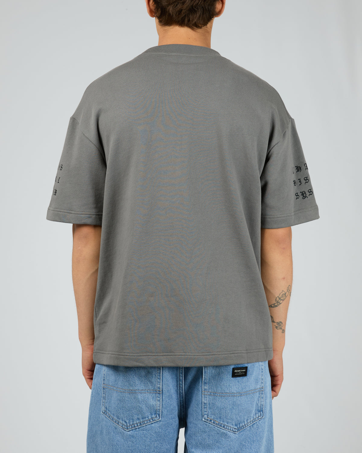 Repair Loopback Street Tee Charcoal