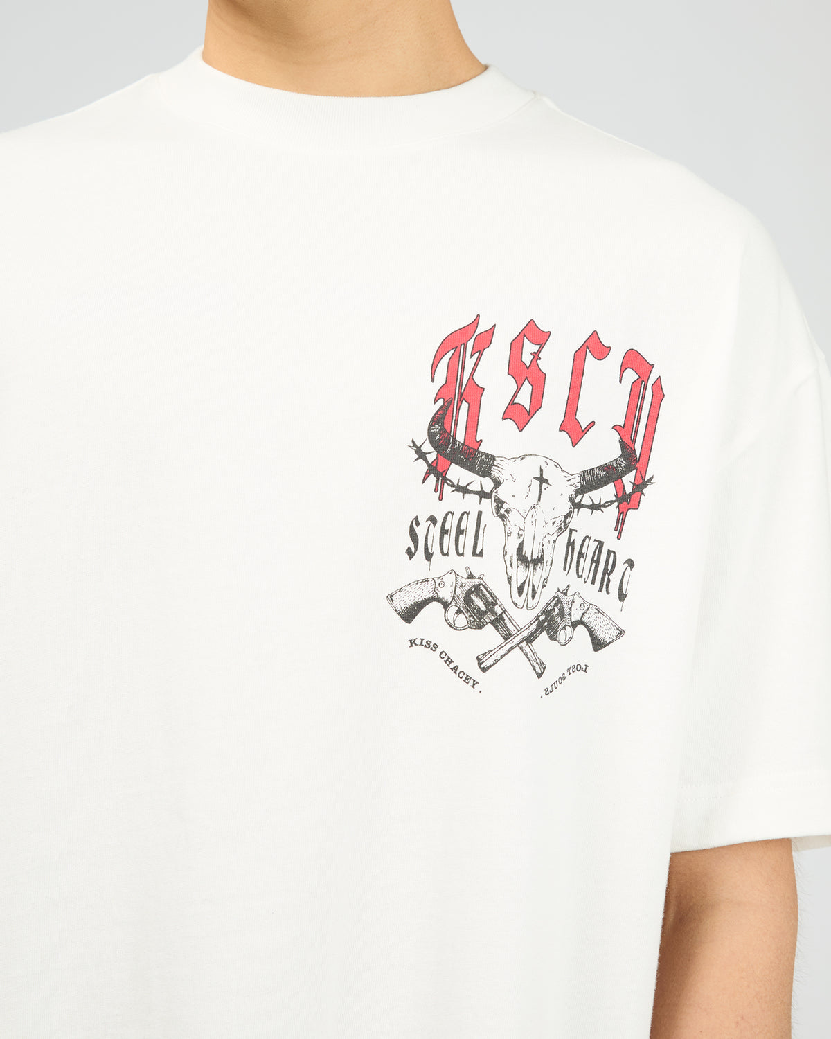 Steel Heart Street Tee White