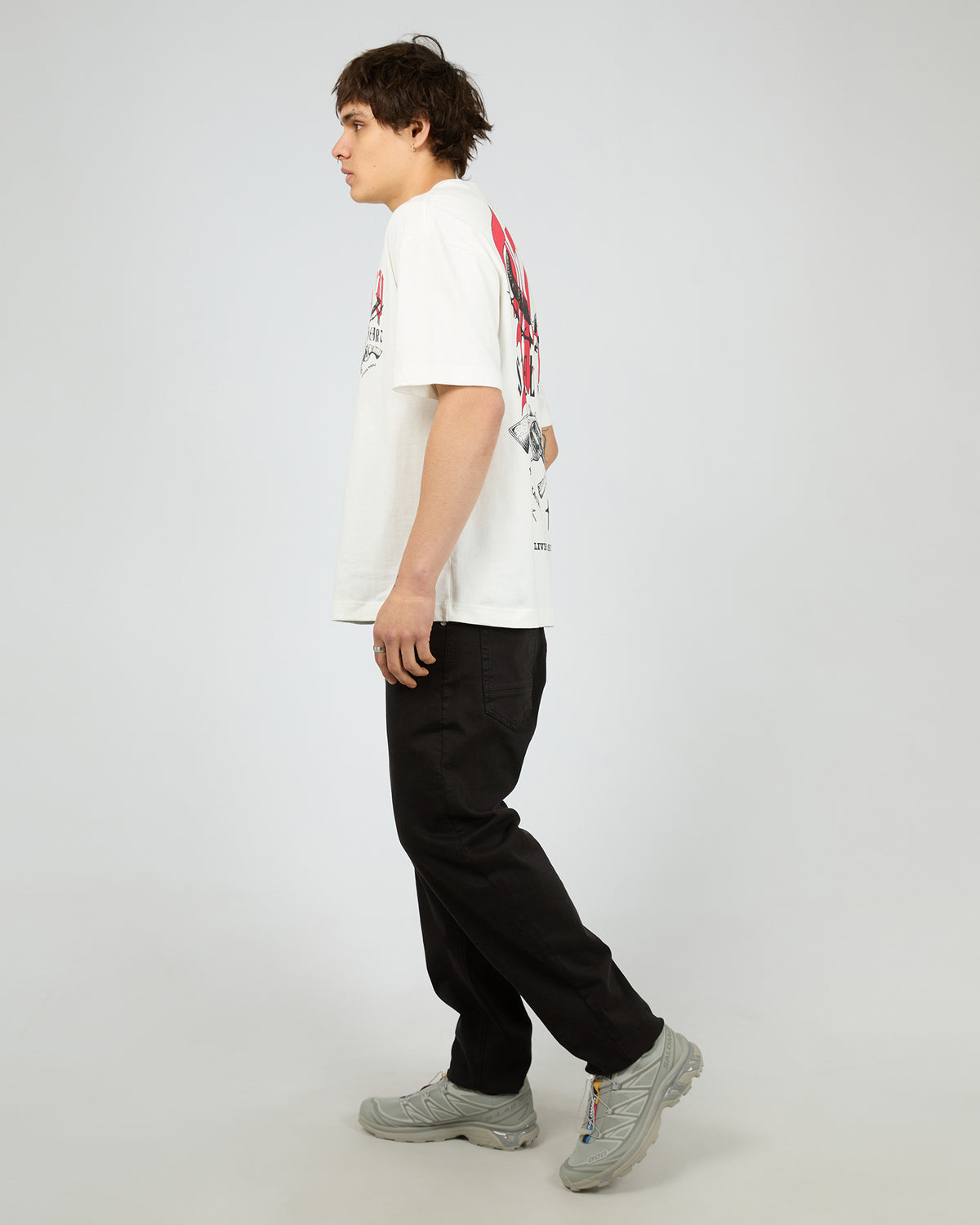 Steel Heart Street Tee White