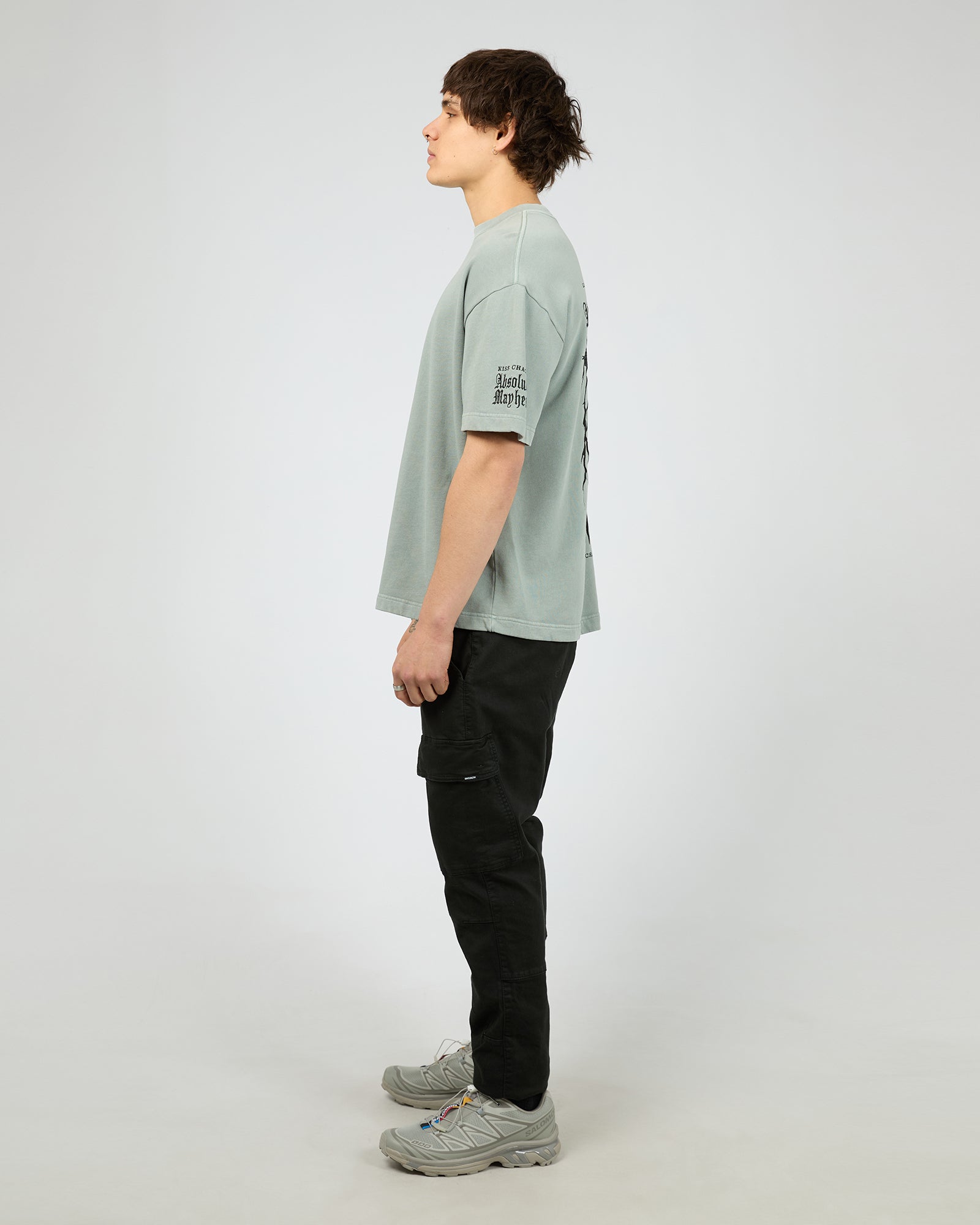 Absolute Loopback Street Tee Lime - Edge Clothing