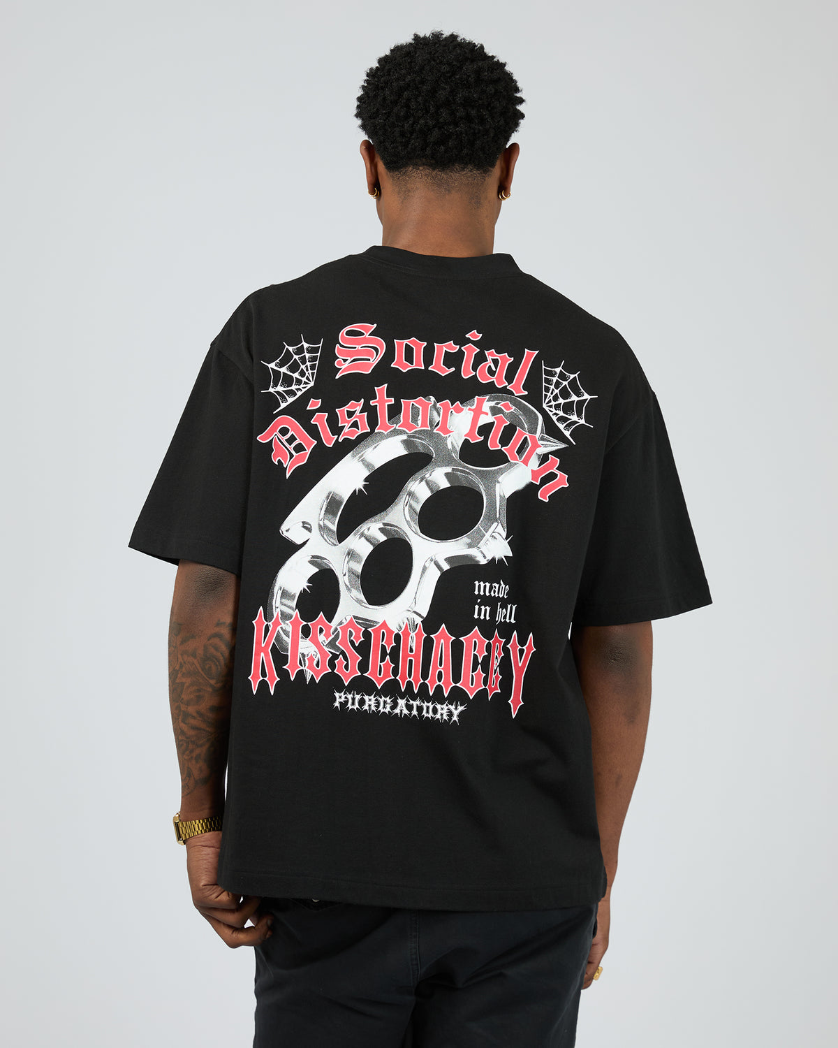 Distortion Street Tee Black