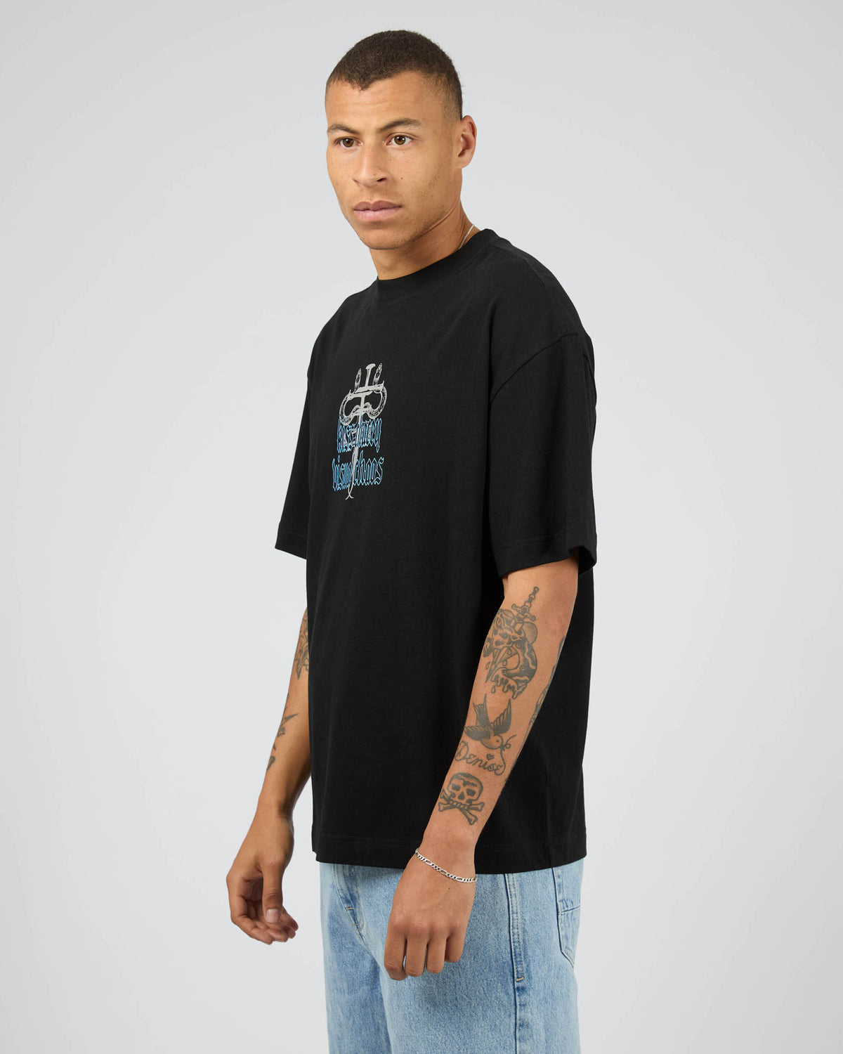 Pray Soul Street Tee Black