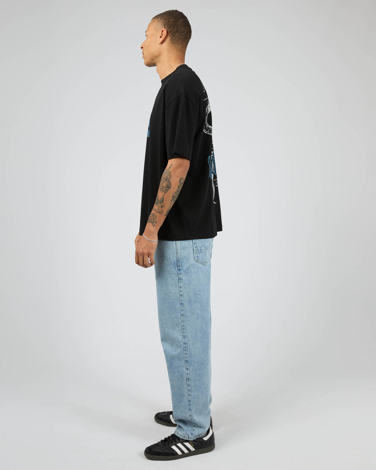 Pray Soul Street Tee Black