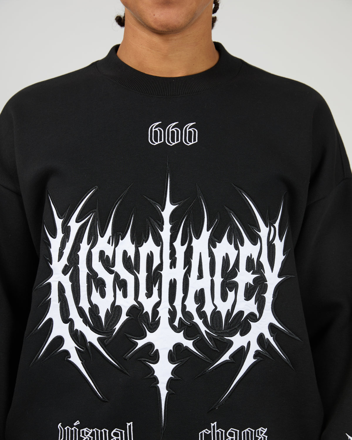 Titanium Box Fit Sweater Black