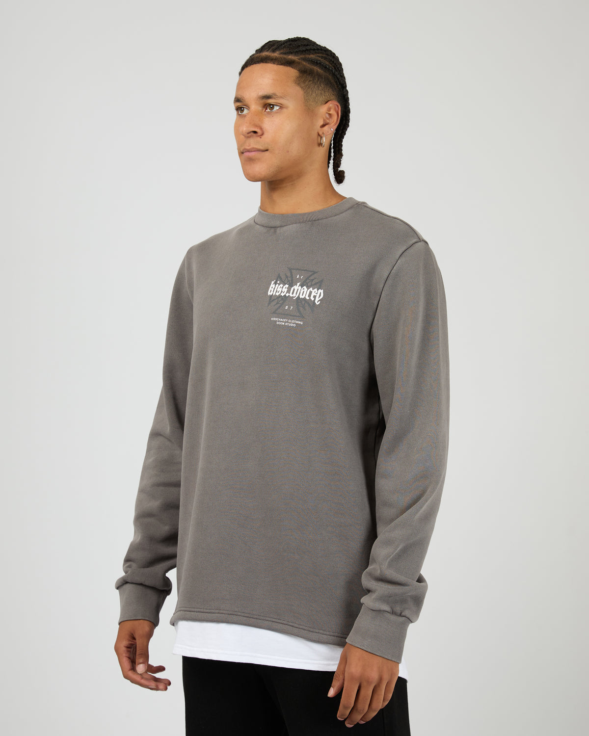 Sleepwalker Dual Curved Sweater Pigment Boulevard