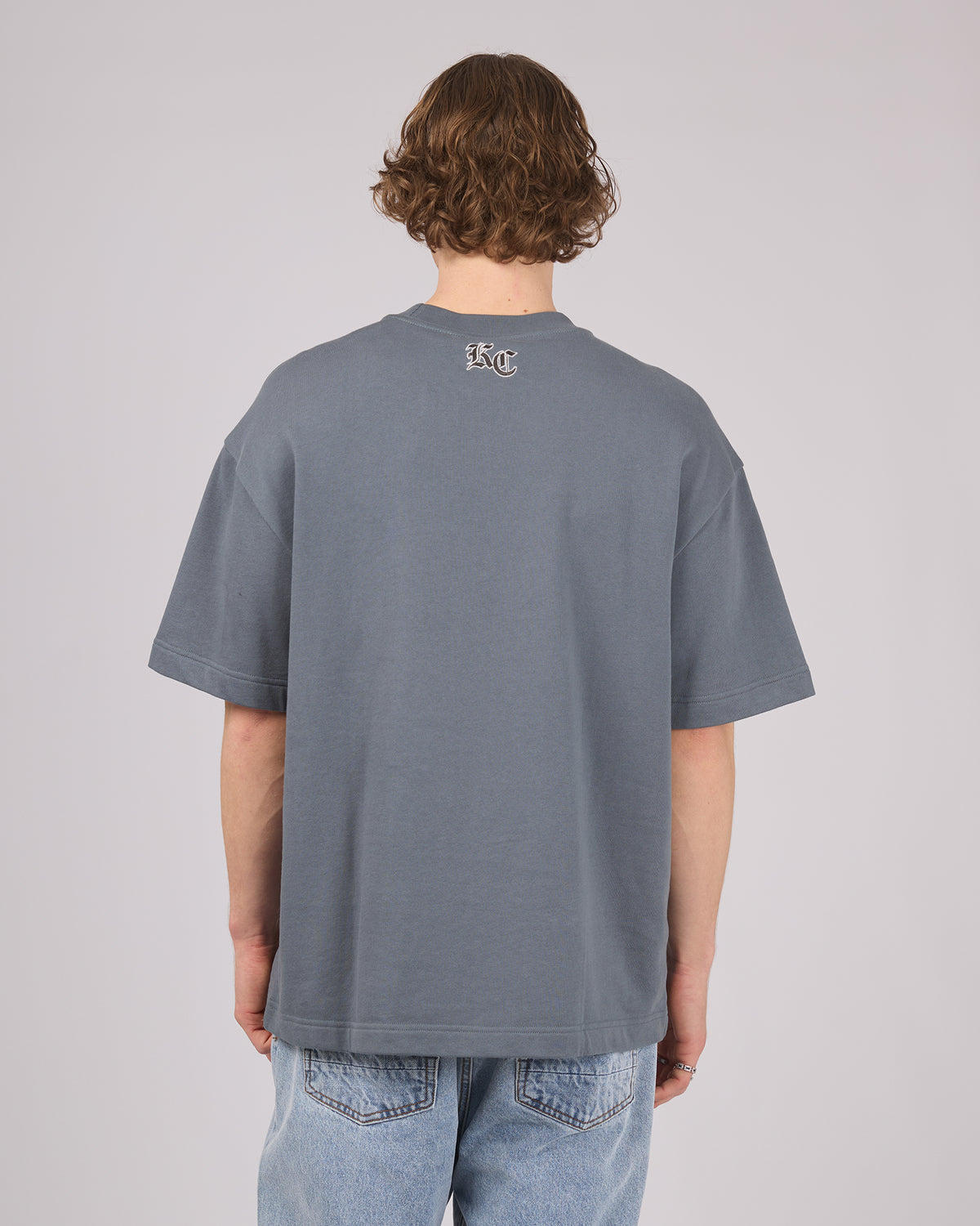 Abrasion Loopback Street Tee Stormy