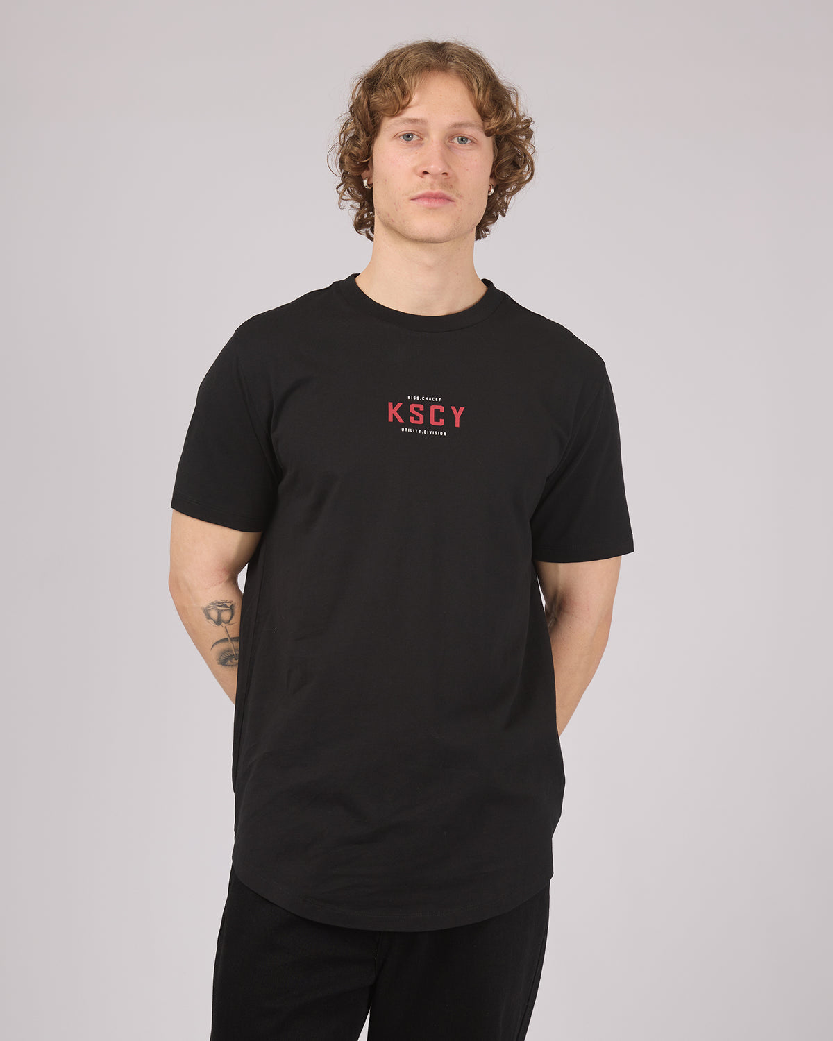 Void Dual Curved Tee Black