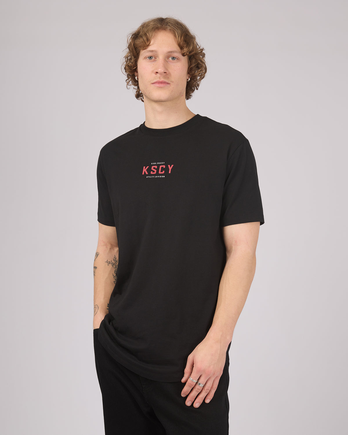 Void Dual Curved Tee Black