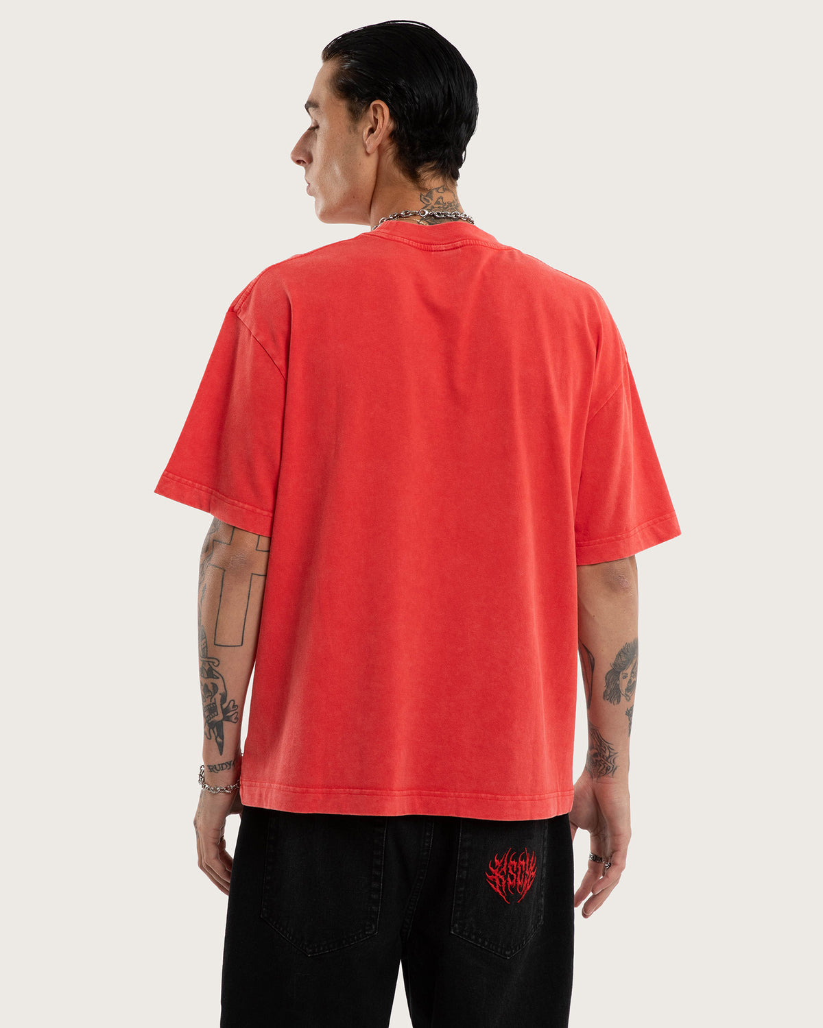 Chopper Street Tee Scarlet