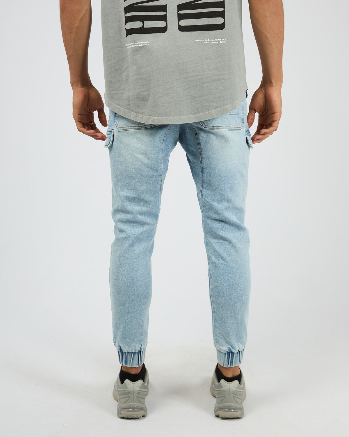 Salem Cargo Jogger Crystal Blue Sunbleached Blue