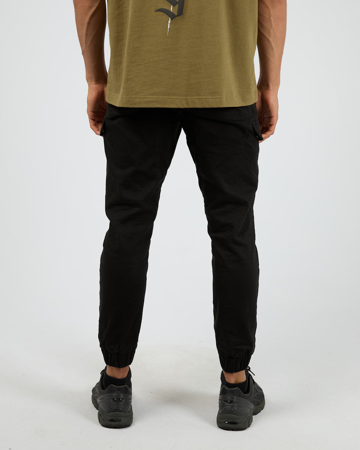 Salem Cargo Jogger Crystal Blue Vintage Black