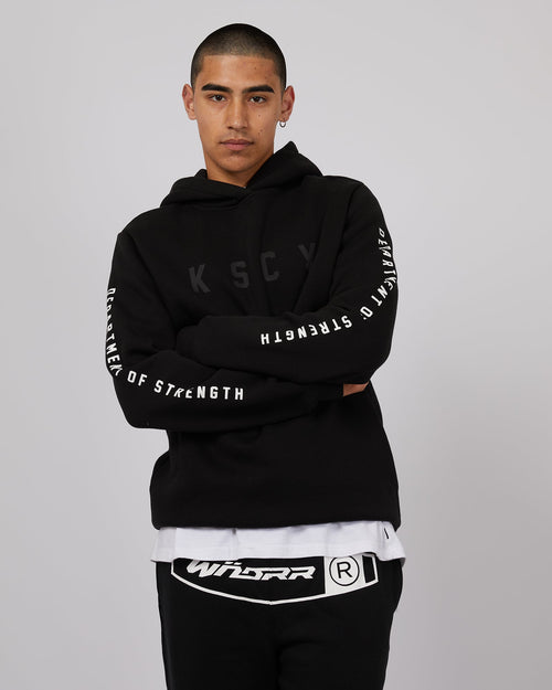 Kiss Chacey-Eader Hooded Sweat Jet Black-Edge Clothing