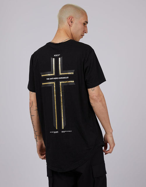 Kiss Chacey-Zomp Tee Jet Black-Edge Clothing
