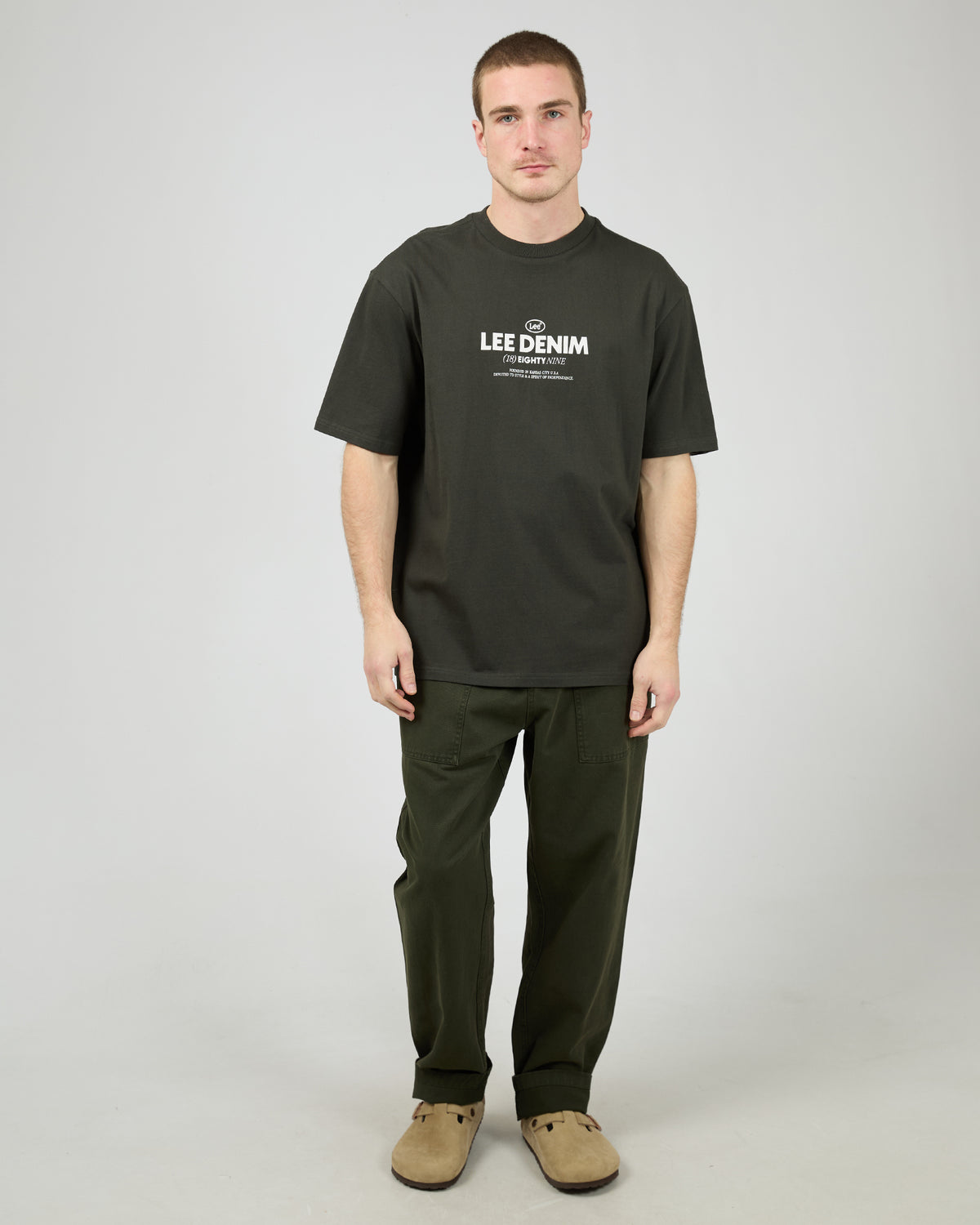Eighty Nine Baggy Tee Slate