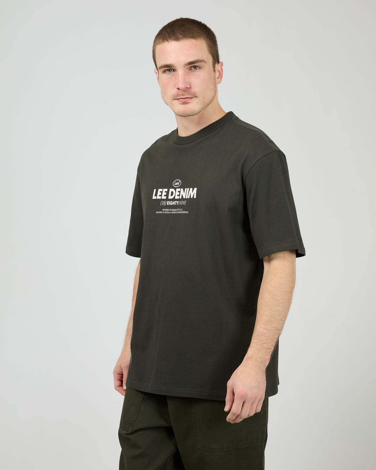 Eighty Nine Baggy Tee Slate