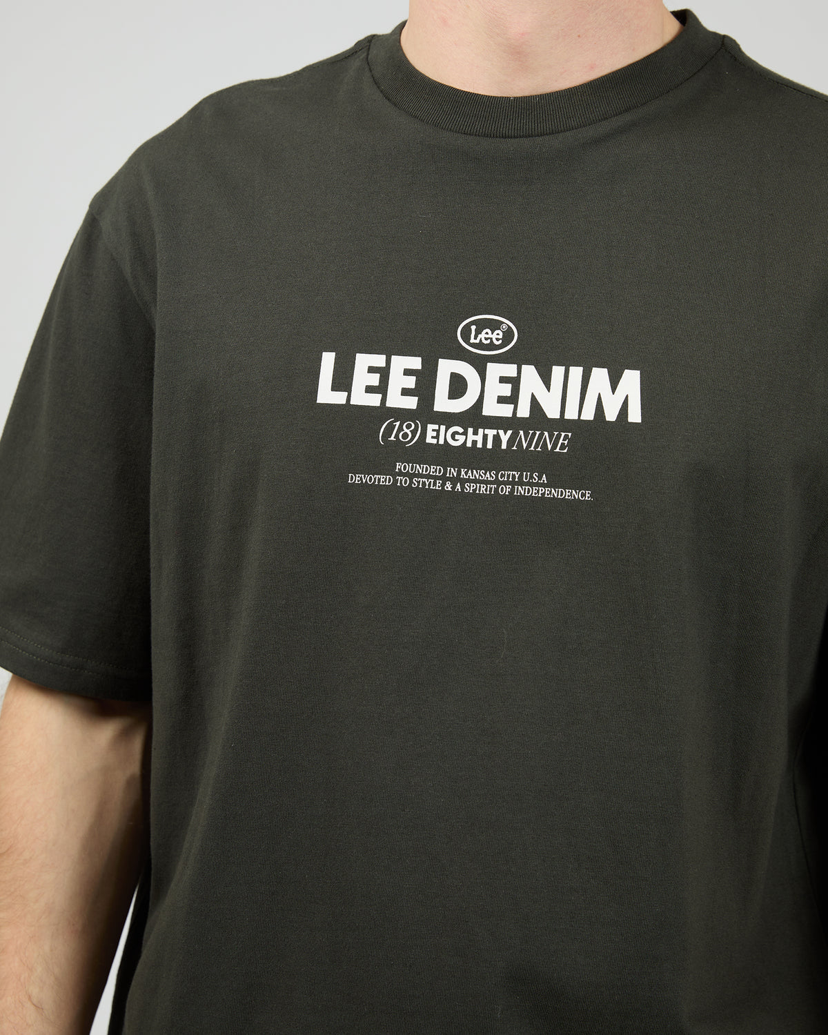 Eighty Nine Baggy Tee Slate