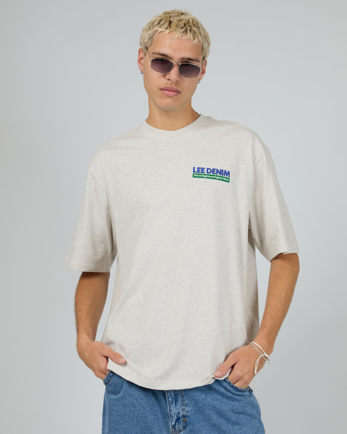 Trade Baggy Tee Grey Marle