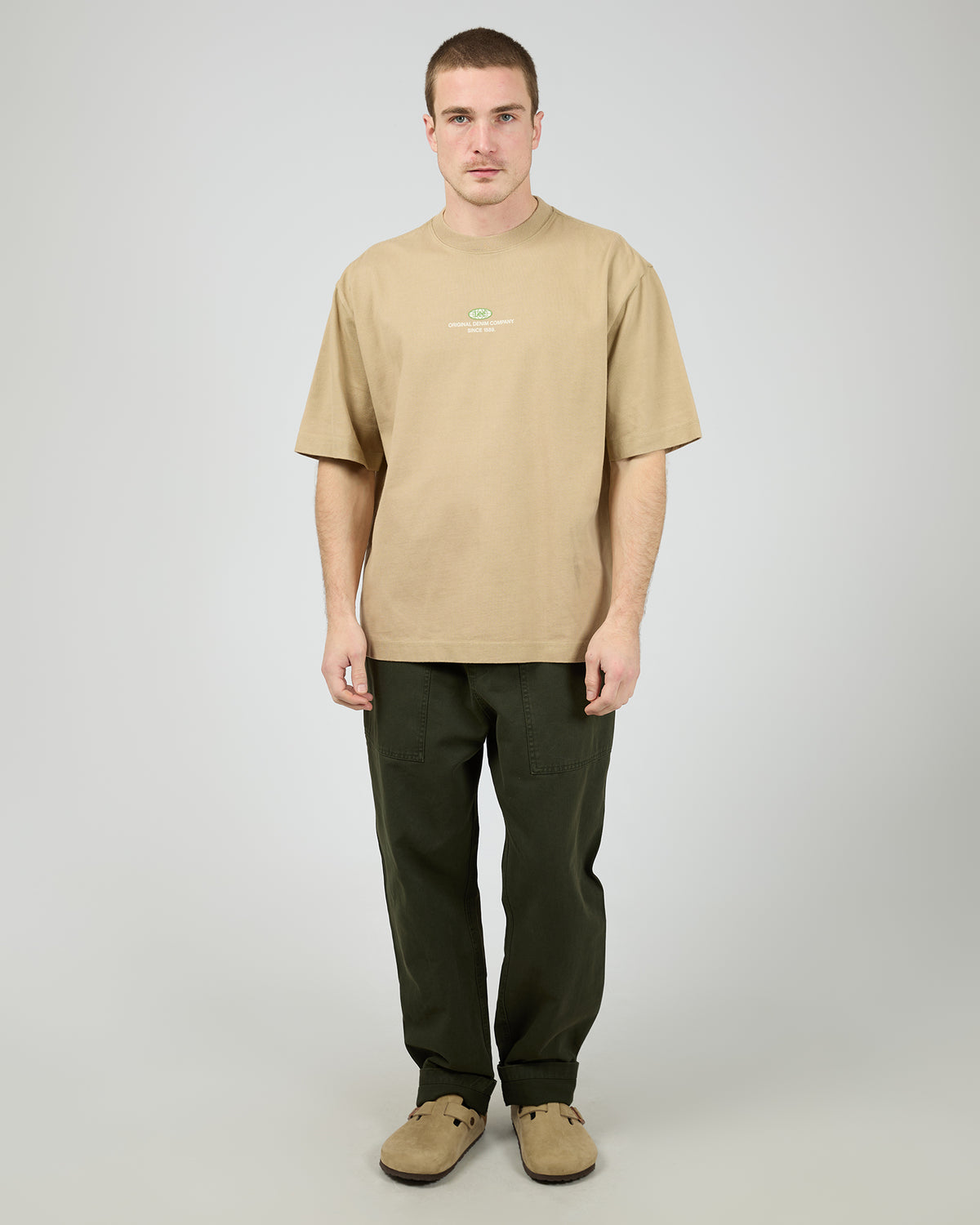 Twitch Stack Baggy Tee Khaki