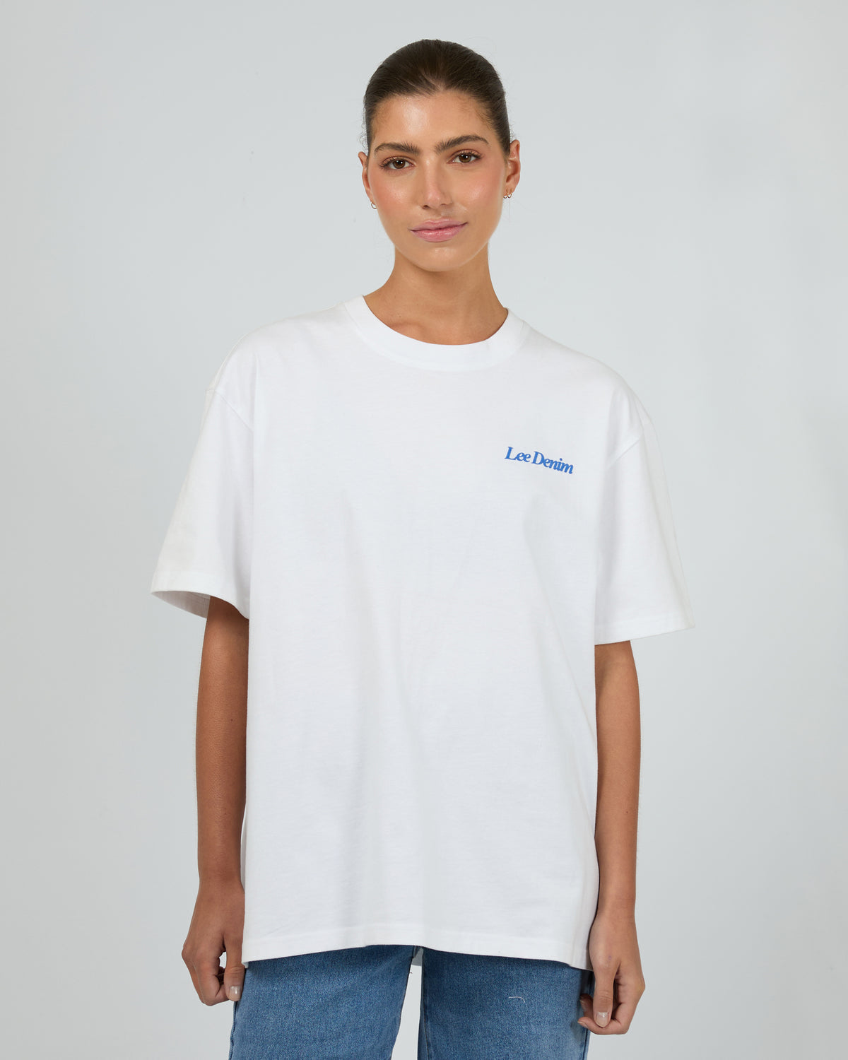Shaken Not Stirred Baggy Tee White