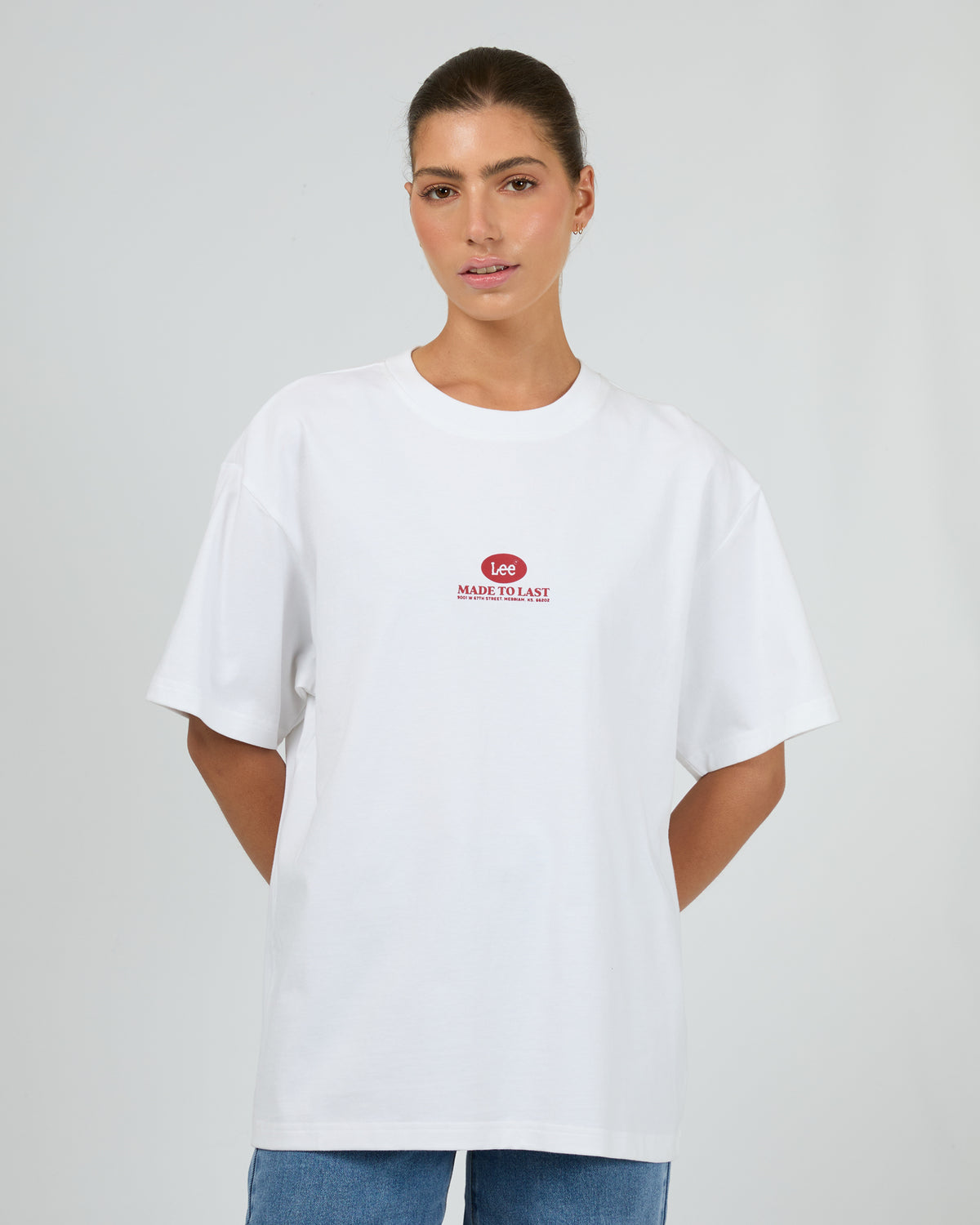 Billboard Baggy Tee Optic White