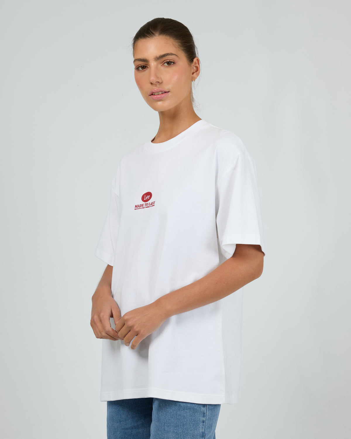 Billboard Baggy Tee Optic White