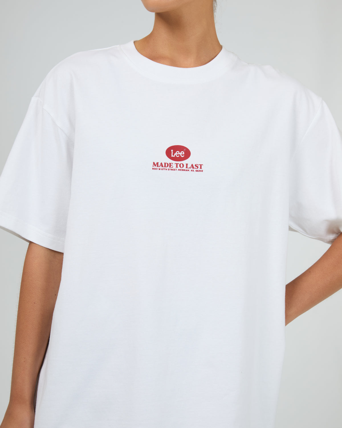 Billboard Baggy Tee Optic White