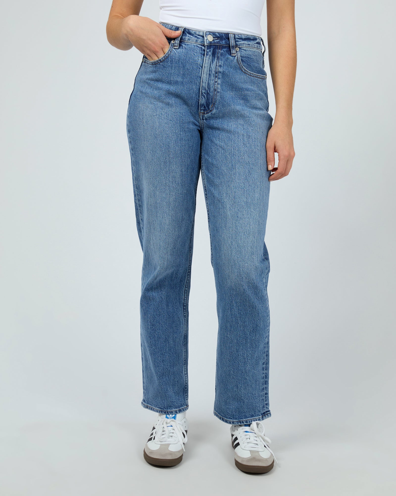 High Straight Indigo Lake Blue Edge Clothing