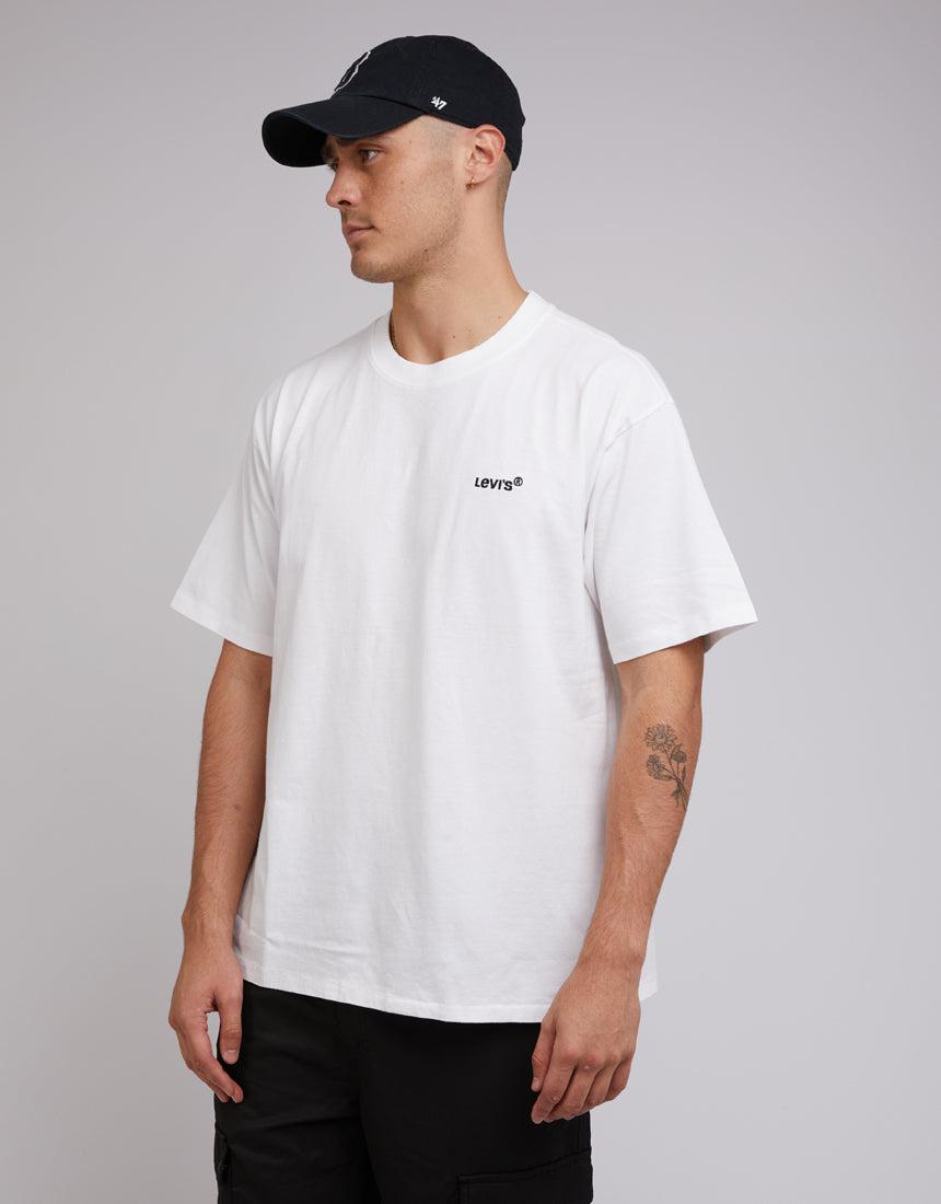 levi's red and white t shirt