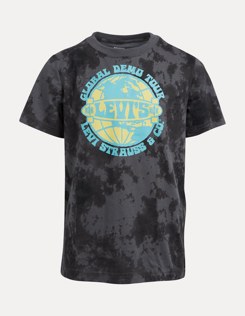 Levis-Skater Globe Tee Dark Shadow Charcoal-Edge Clothing