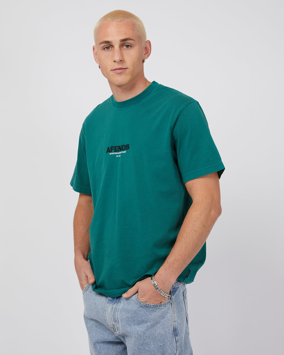 Vinyl Recycled Retro Fit Tee Pine