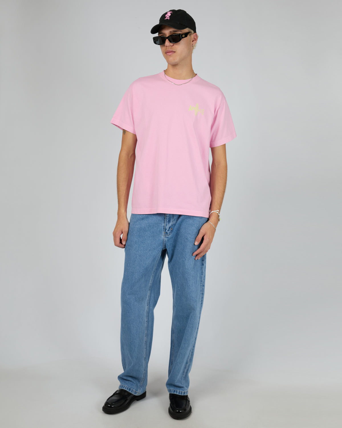 Altered Heavy Weight Boxy Fit Tee Vintage Pink
