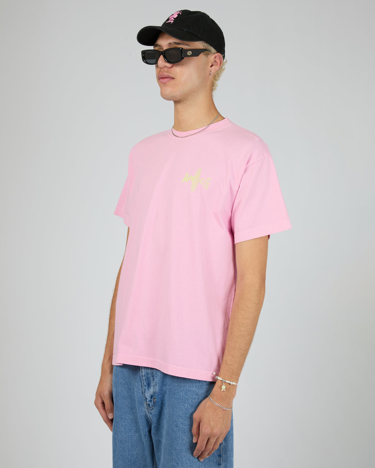Altered Heavy Weight Boxy Fit Tee Vintage Pink