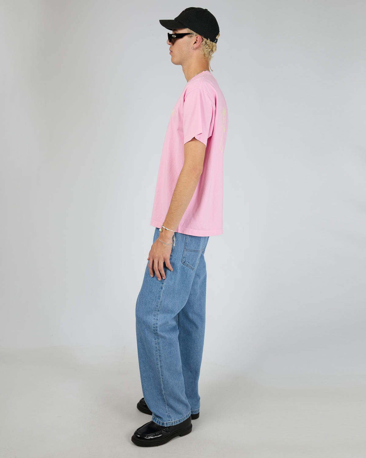 Altered Heavy Weight Boxy Fit Tee Vintage Pink
