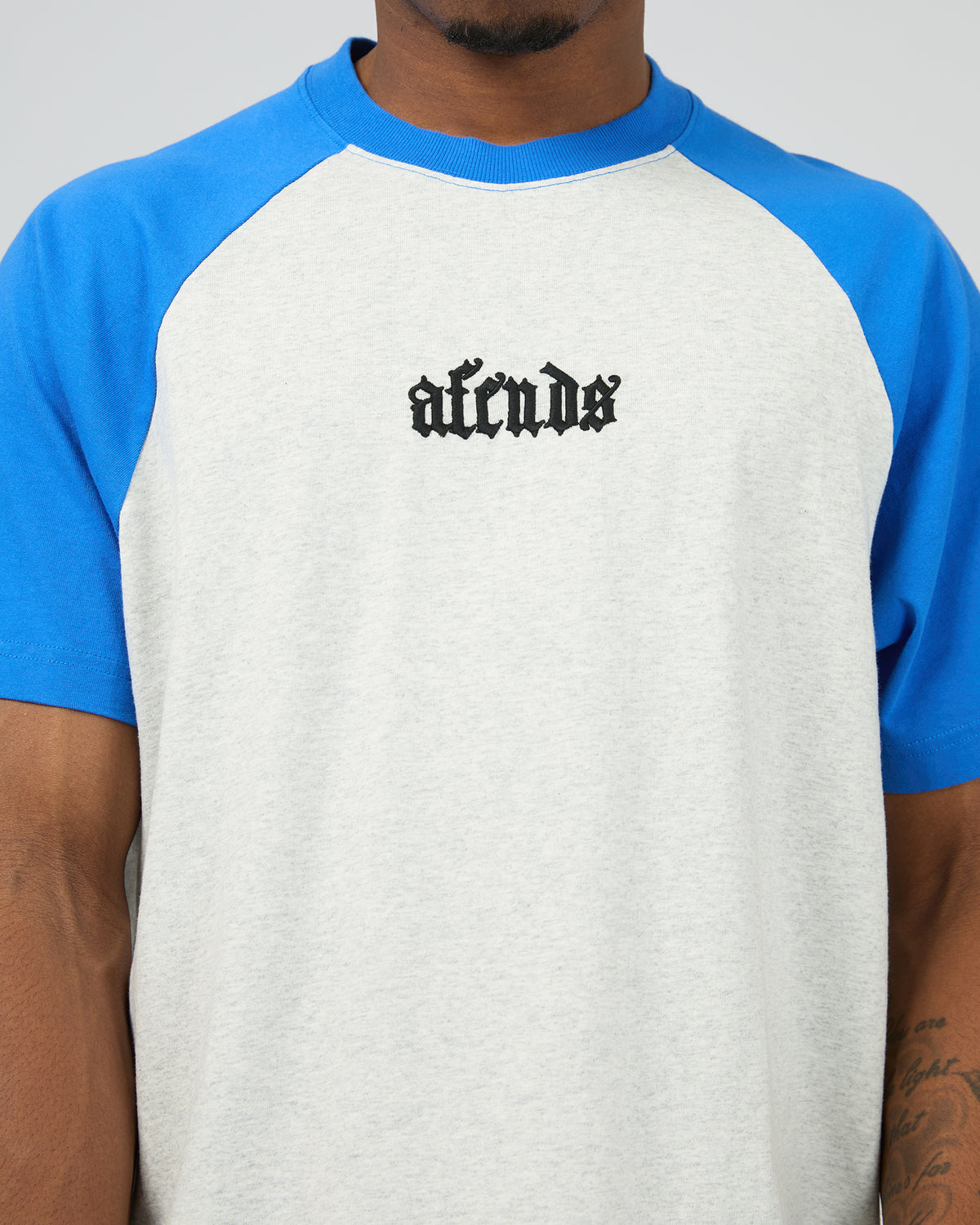 Drop Zone Recycled Raglan Grey Marle