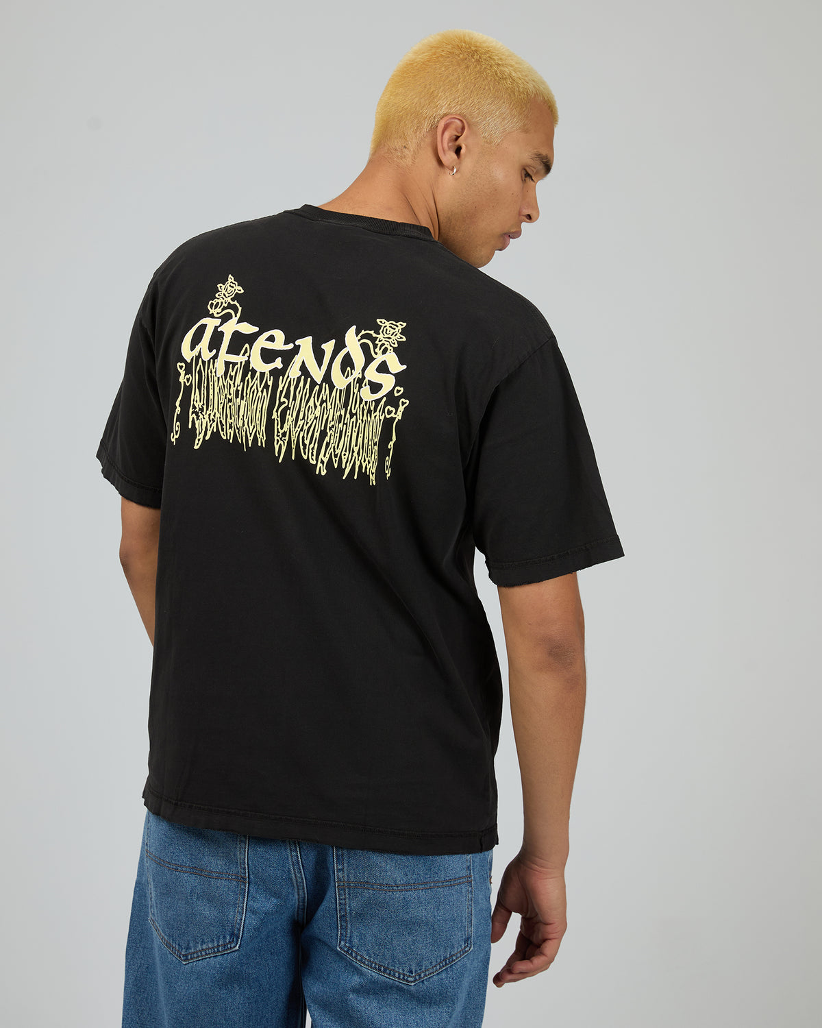 Pent A Gone Heavy Weight Boxy Tee Black