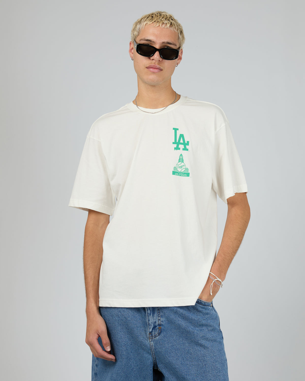 World Series Era Tee Dodgers Grey Marle