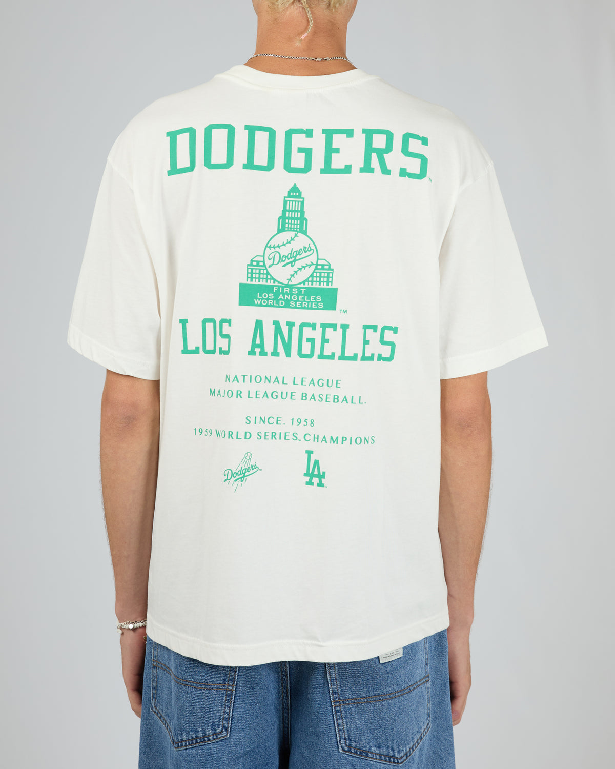 World Series Era Tee Dodgers Grey Marle
