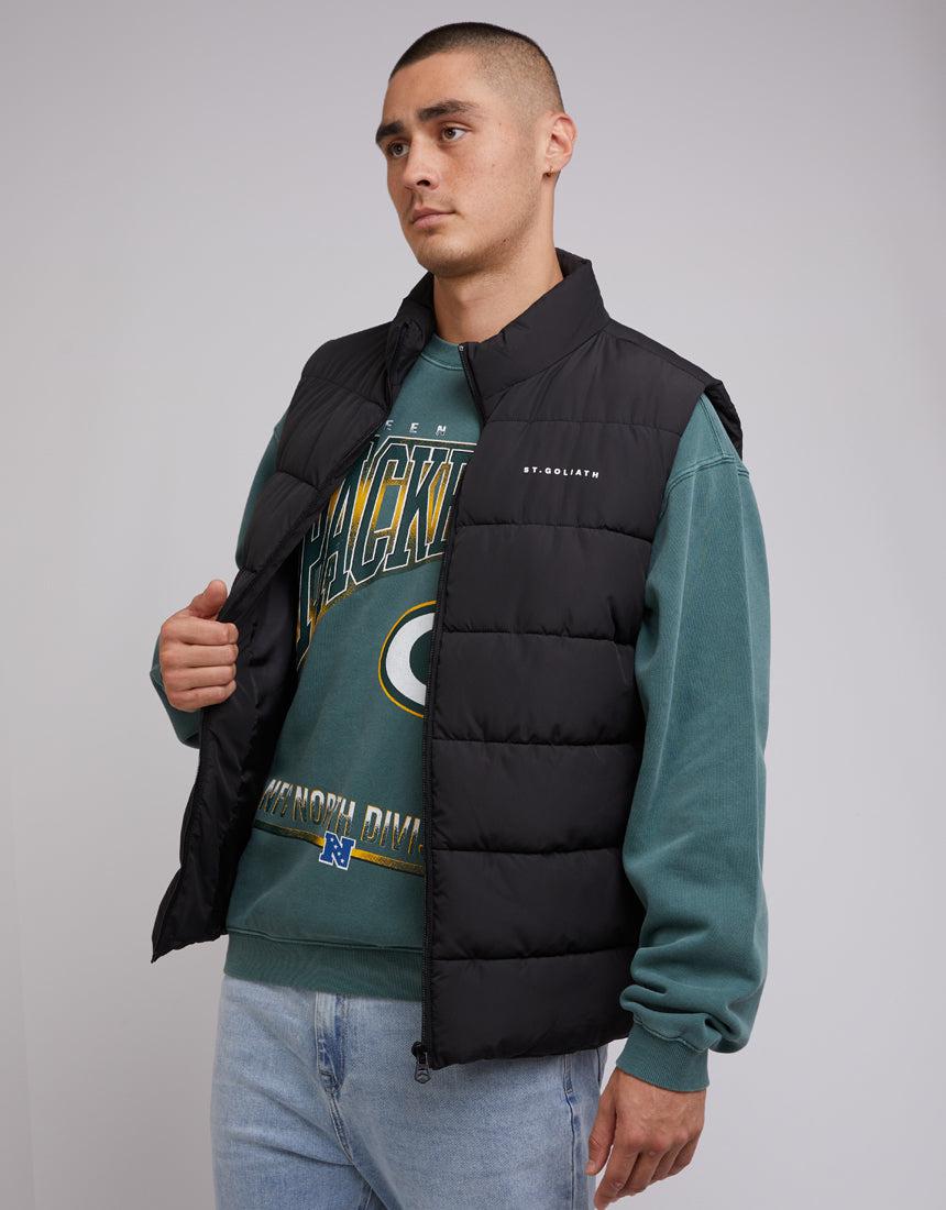 Mitchell &amp; Ness-Arch Rise Crew Sweat Dark Cedar-Edge Clothing