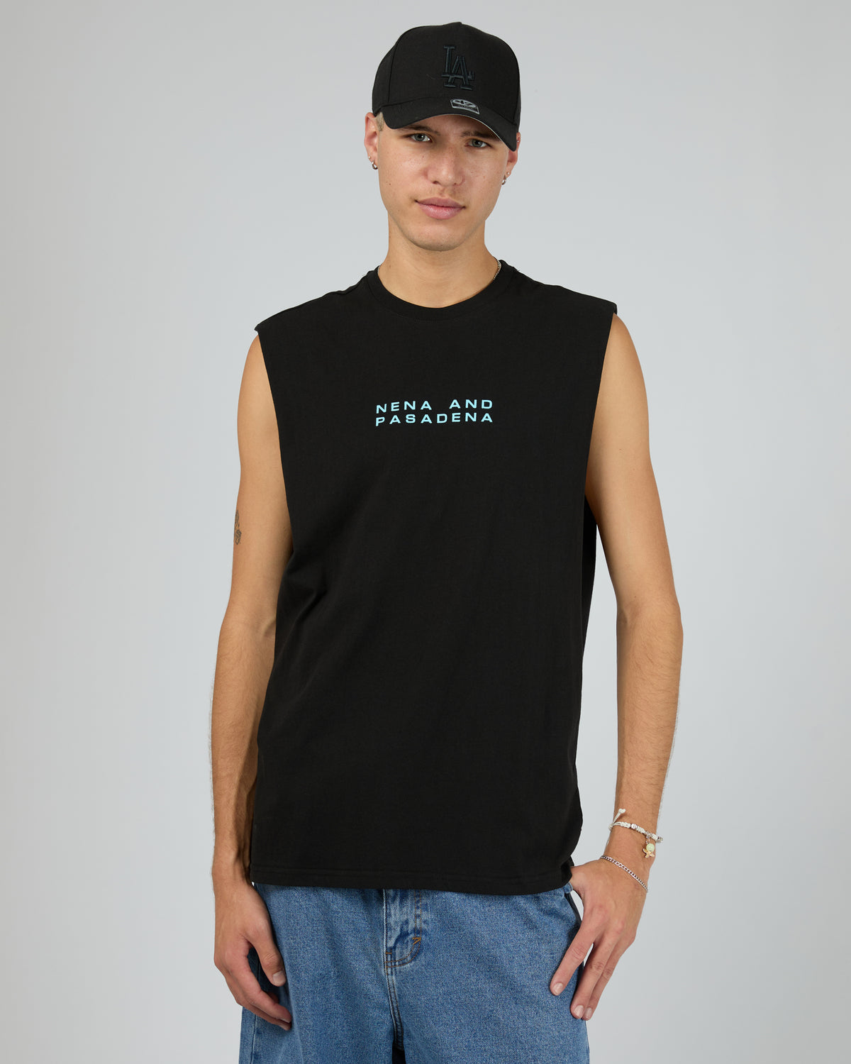 Caution Scoop Back Muscle Black
