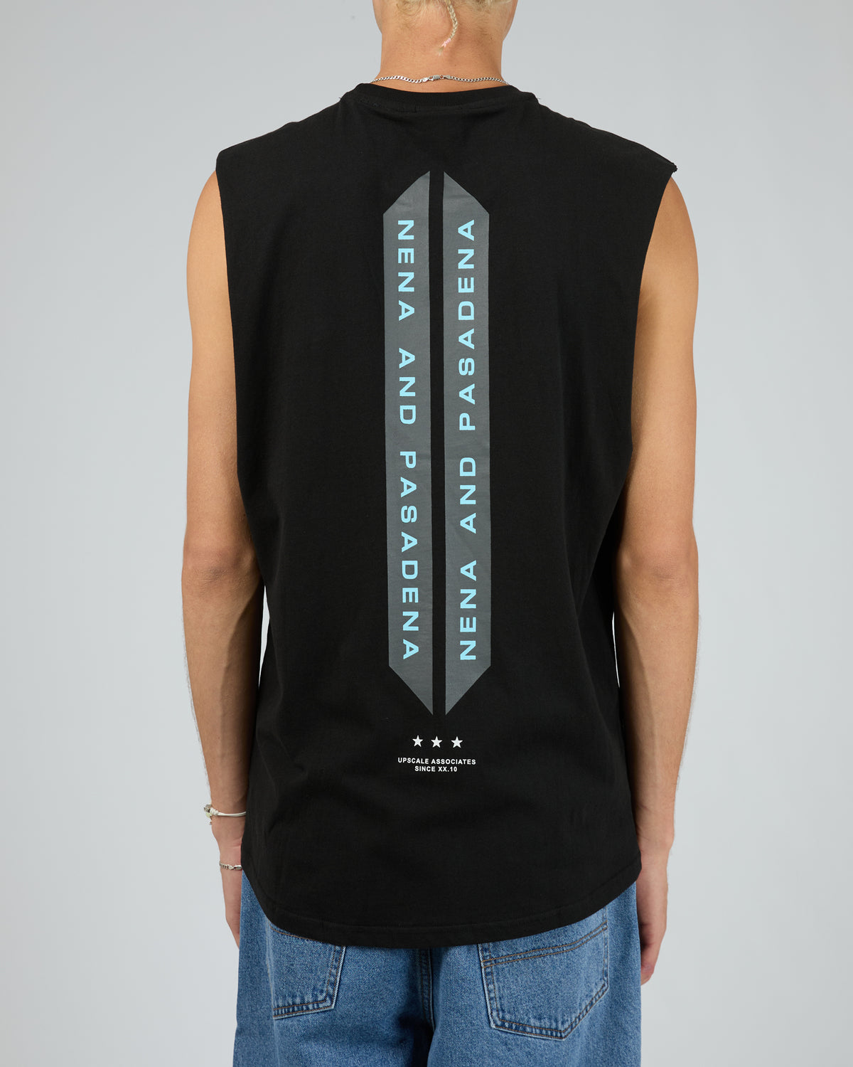 Caution Scoop Back Muscle Black