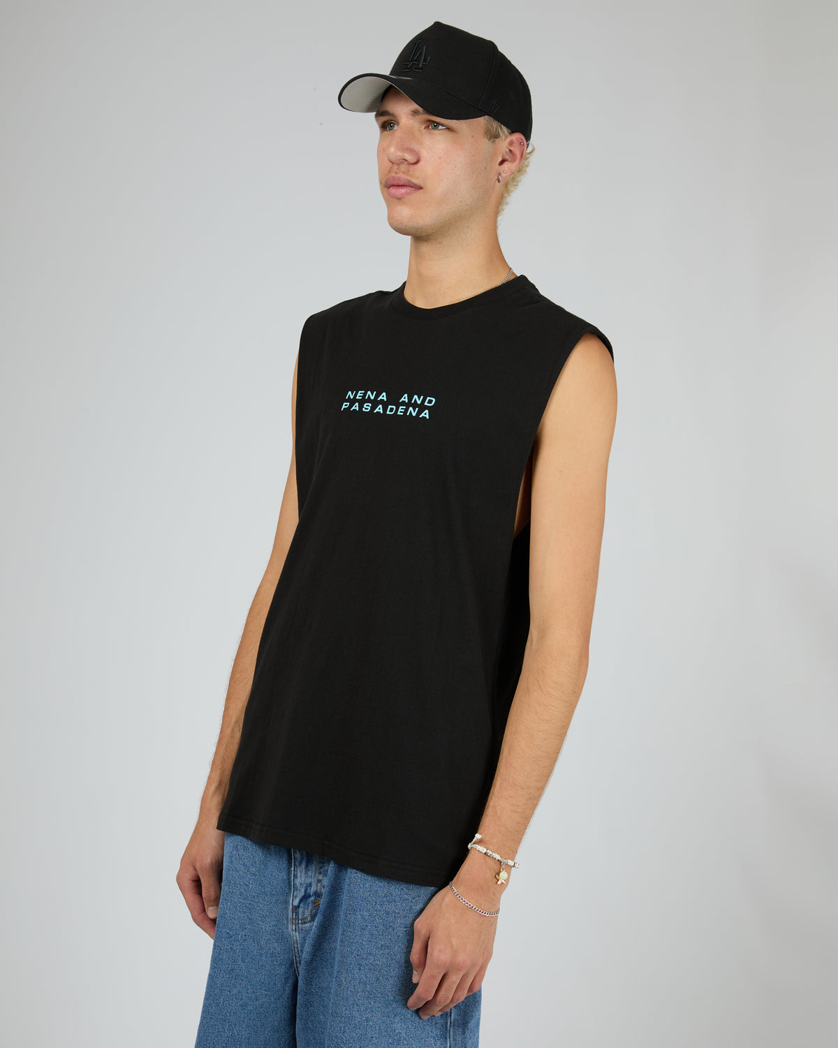 Caution Scoop Back Muscle Black