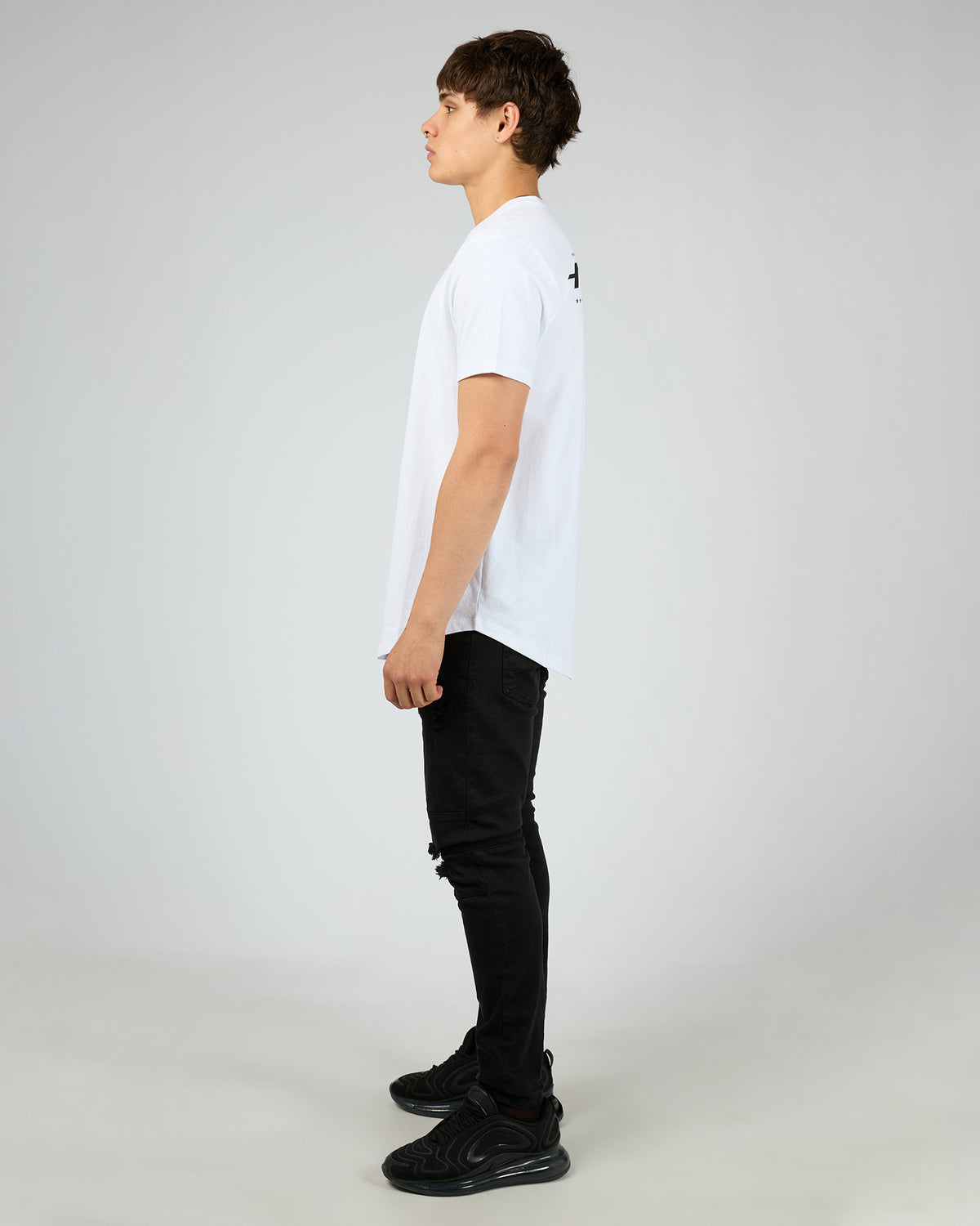 Wingman Dual Curved Tee White