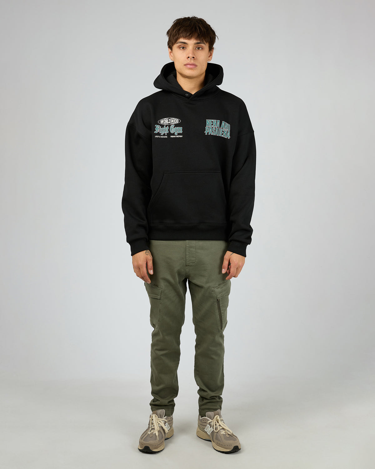 Battle Box Fit Hoodie Black
