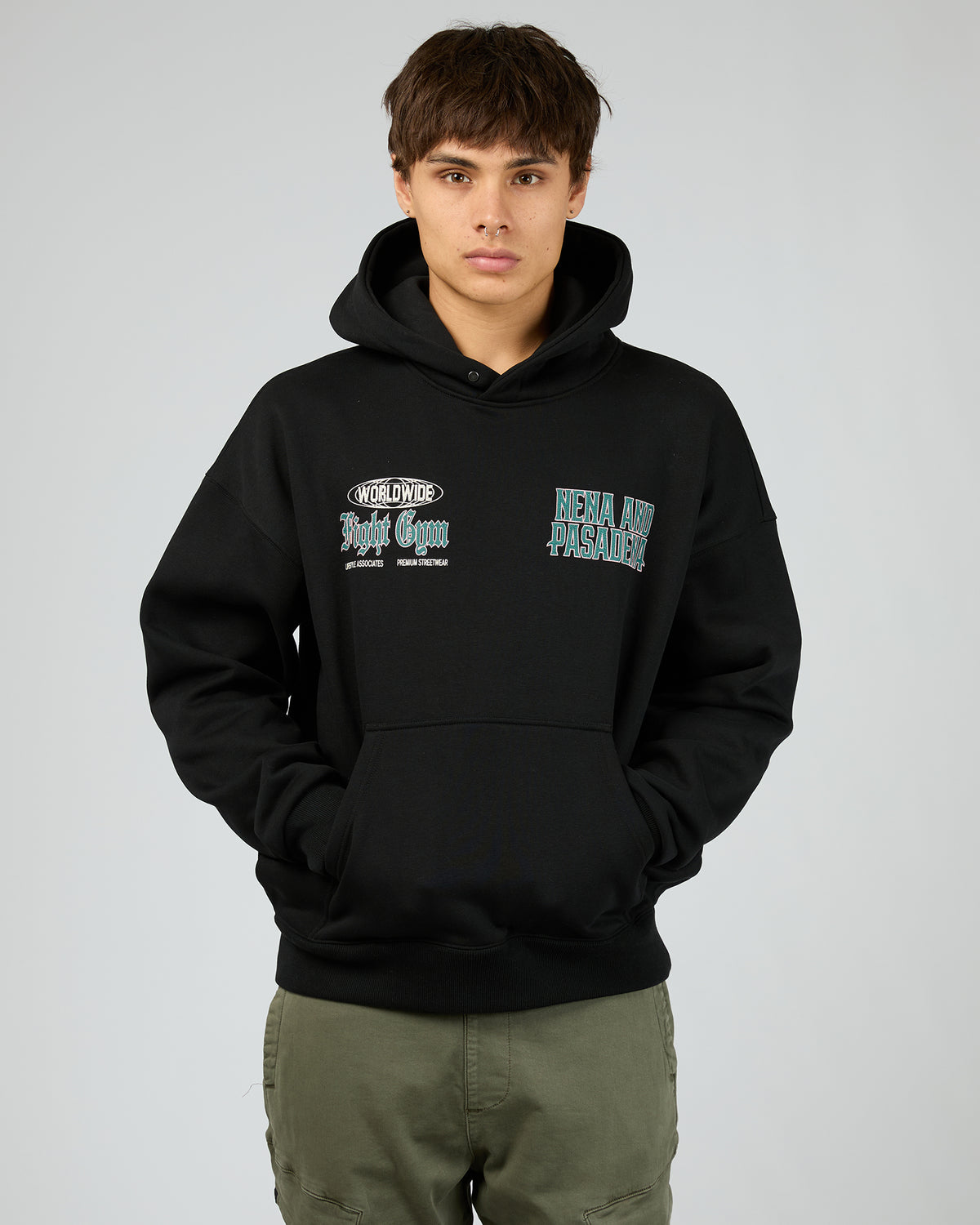 Battle Box Fit Hoodie Black