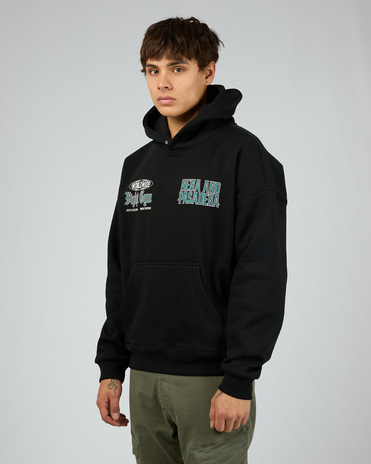 Battle Box Fit Hoodie Black