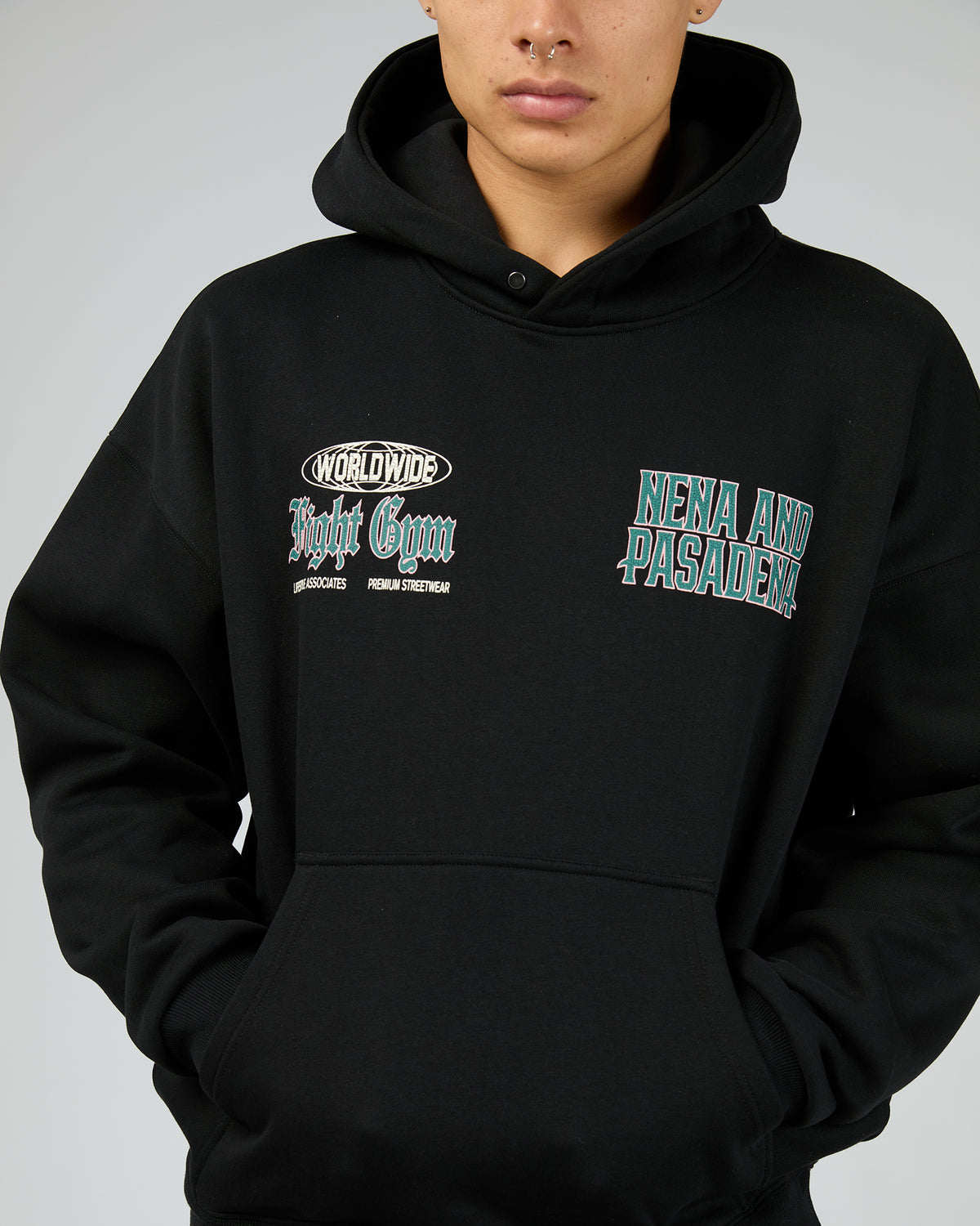 Battle Box Fit Hoodie Black