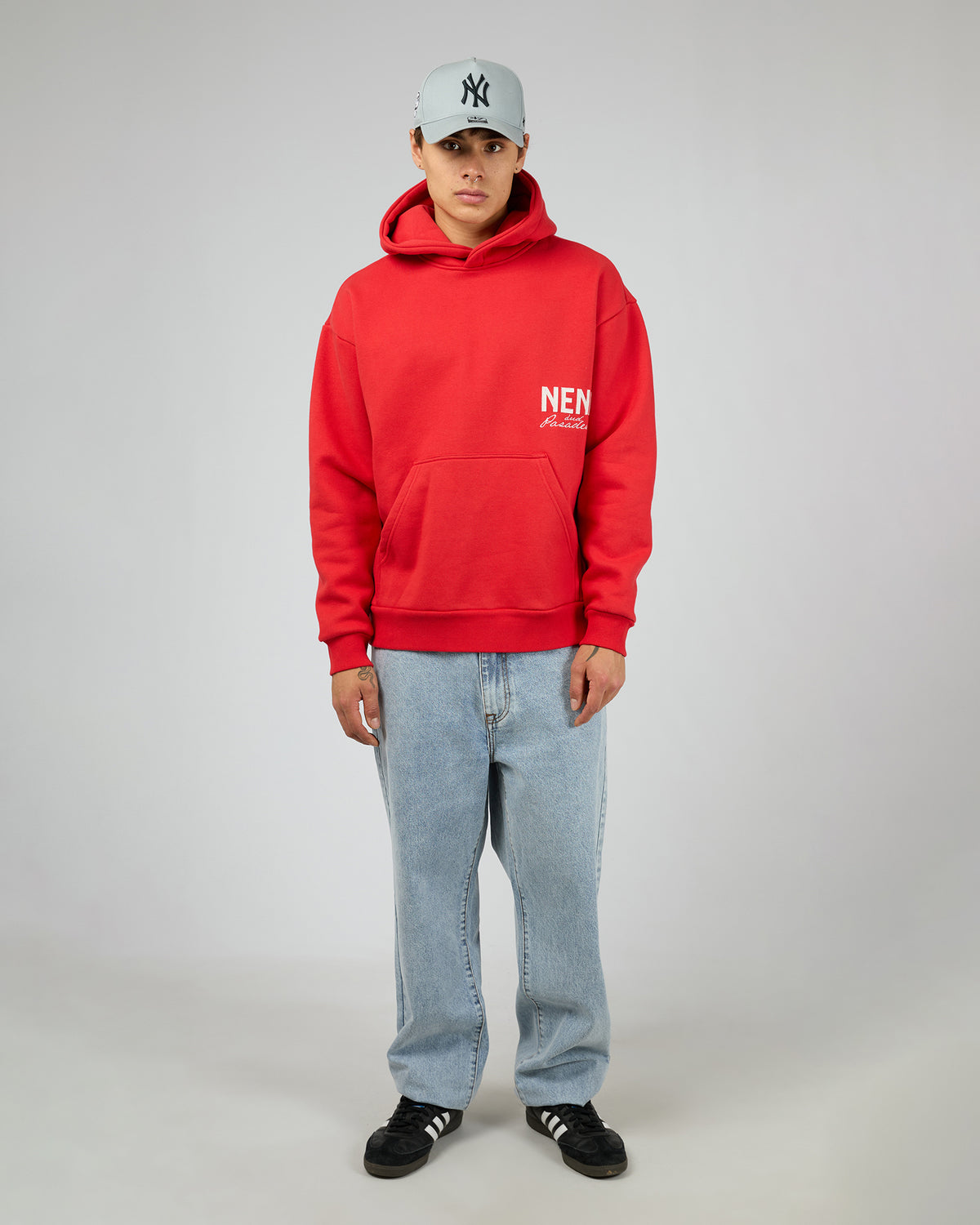 United Relaxed Hoodie Red