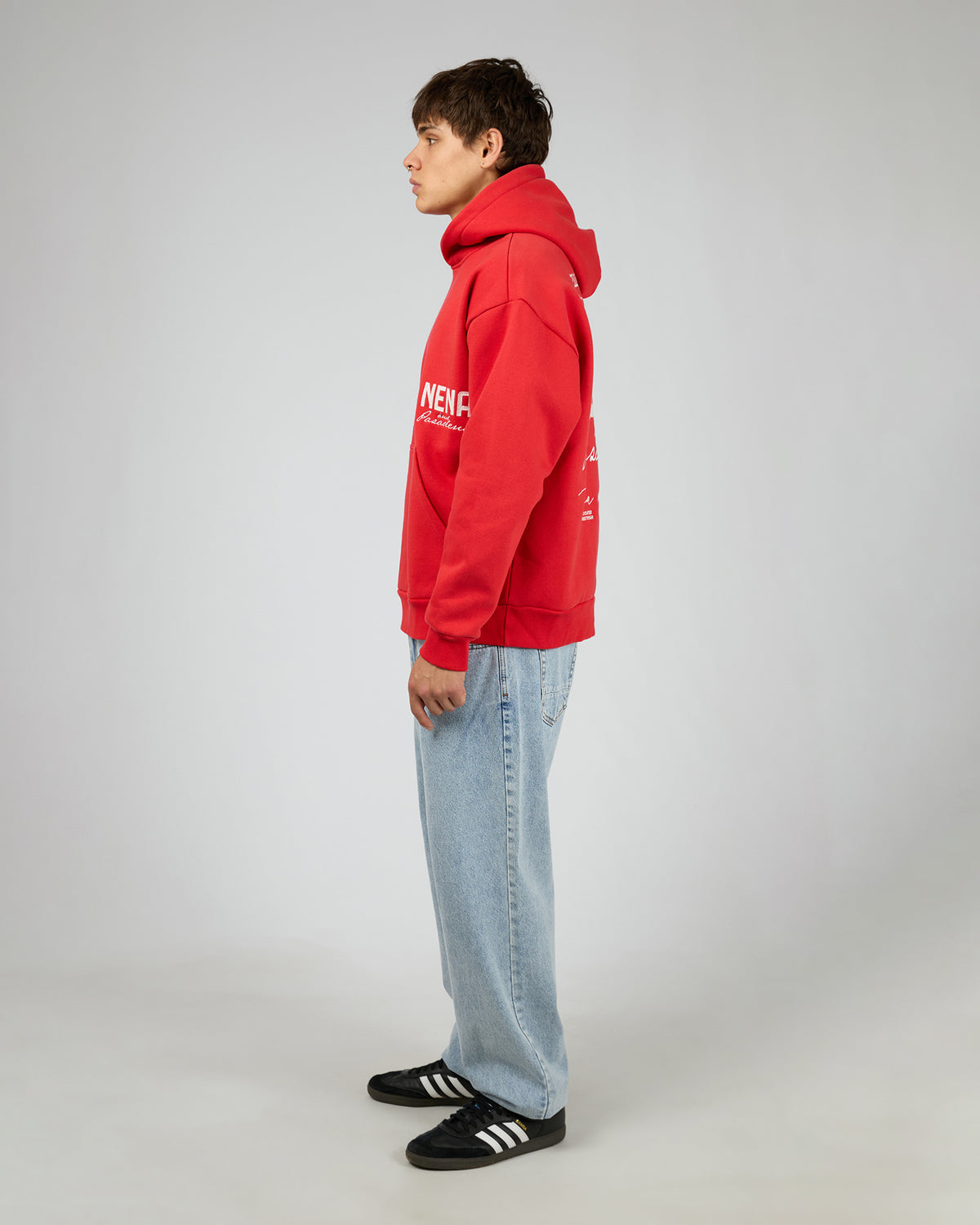 United Relaxed Hoodie Red