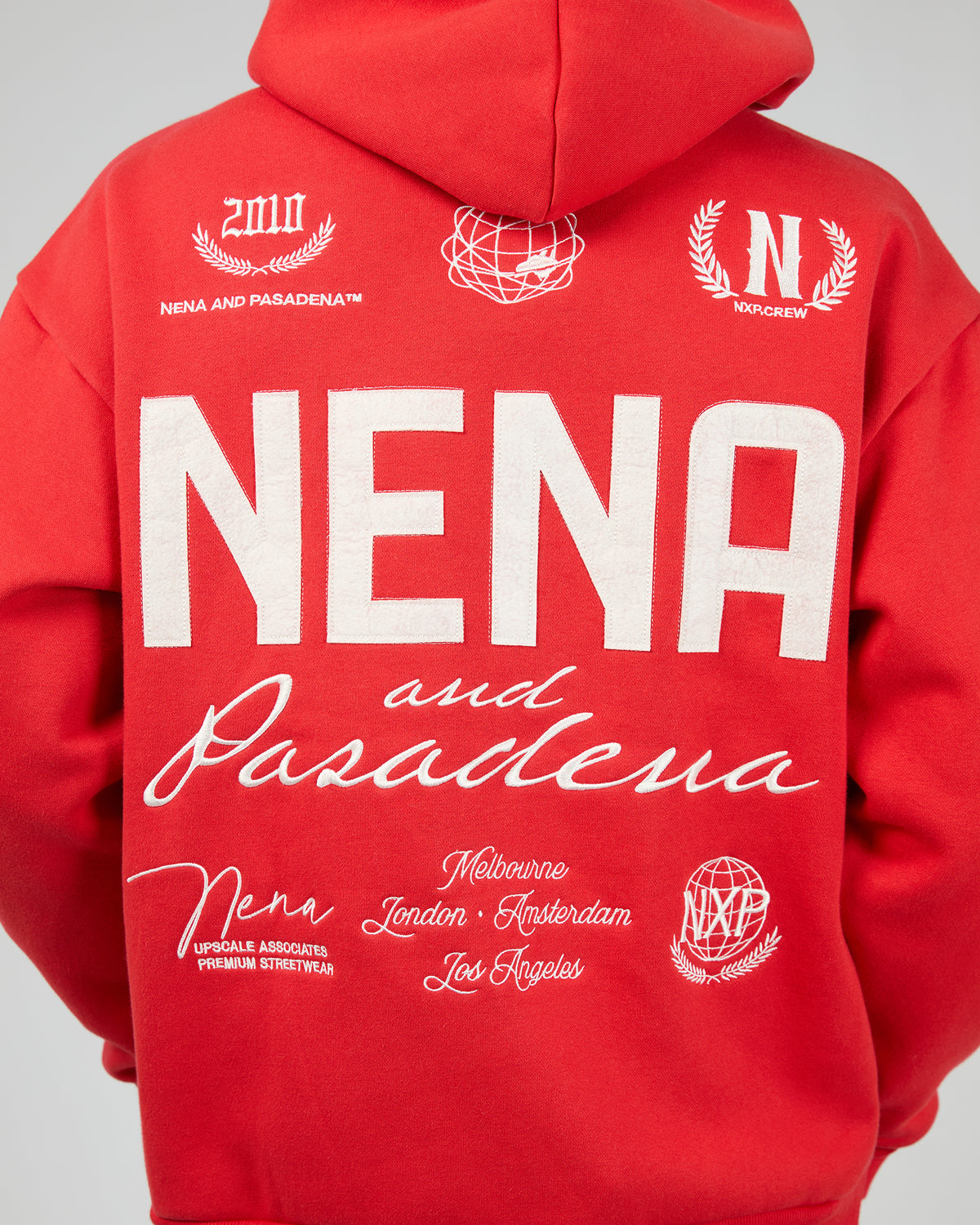 United Relaxed Hoodie Red
